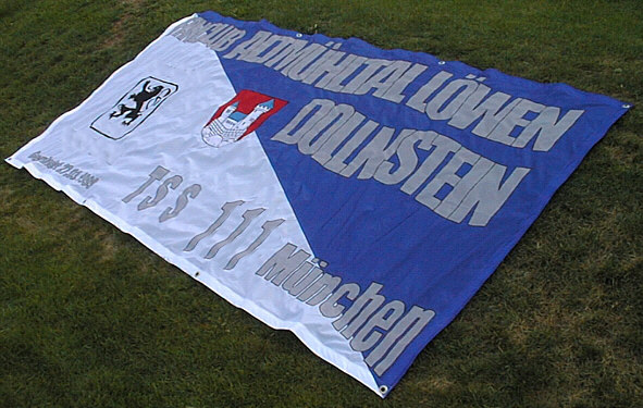 Sportvereinsfahne Altmühltal Löwen Dollnstein