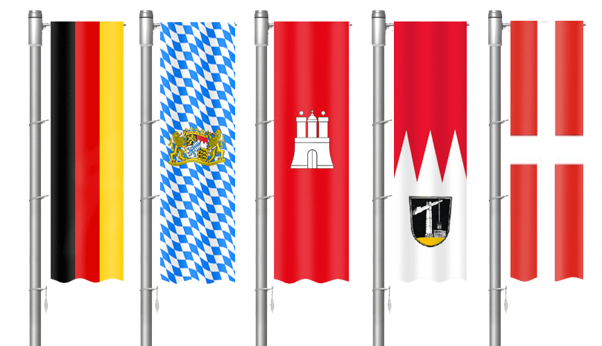 Standardfahnen - Standardflaggen