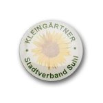 Pins Bedruckte "Kleingärtner"